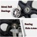 Wheelchair Front Wheel 5Inch 6Inch 8Inch Wheelchair Front Wheels Manual Wheelchair Replacement Wheels Solid Wheels 1 Pair/Black/6Inch(5Inch) 5Inch Black - Buy Online on SooperMarket.com