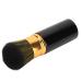 Verdant Touch Retractable Blush Brush Retractable Makeup Brush Portable Soft Hair Loose Powder Brush for Makeup Artist Black