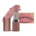 Matte Lipstick Long Lasting Non Stick Cup Velvet Lipstick Lip Gloss Waterproof Lipstick Professional Lipstick Cosmetics Make Up Gifts Full-Coverage Lip Color Lipsticks for Women (Nude)
