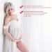 FEOYA Maxi Maternity Dress - White Chiffon Lace Gown for Pregnant Women Photography - Buy Online on SooperMarket.com