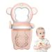 Abbto Fruit Bite Rings for Babies | Food Grade Silicone Baby Mesh Feeder | Self-Feeding Learning Tool - Buy Online on SooperMarket.com