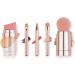 Verdant Touch Cosmetic Brush 5-in-1 Makeup Brush Set Portable Foundation Loose Powder Eyeshadow Eyebrow Lip Cosmetic Brush Rose Gold Electroplated - Buy Online on SooperMarket.com