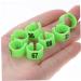 Beavorty 300 Pcs Pigeon Anklet Where Labels Pet Chicken Bands Birds Supplies Bird Drinker Ornamental Pigeon 1X1X0.8CMx3pcs Greenx3pcs - Buy Online on SooperMarket.com