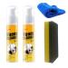 Multipurpose Foam Cleaner Spray Foam Cleaner for car and House Lemon Flavor All-Purpose Household Cleaners for Kitchen Bathroom Car 100ml (2 Set)