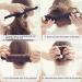 3pcs Pearl Hair Bun Maker for Women Lazy Hair Curler Bun Clips Flexible Foam Sponge Donut Maker for Making DIY Hair Styles Magic Hair Styling Tool Accessories(black) - Buy Online on SooperMarket.com