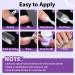 Buy Bartbox Squoval Short Nail Tips & Glue Gel Kit - 300 Soft Gel Nail Tips Set with Mini UV Lamp & Quick Gel Glue - Perfect for Nail Extensions - Buy Online on SooperMarket.com