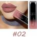 Matte Lipstick Nude Lipstick Smooth Waterproof Highly Pigmented Velvet Lipstick Lip Gloss Full-Coverage Lip Color Lipsticks Professional Lipstick Cosmetics Make Up Gifts(#02) - Buy Online on SooperMarket.com