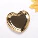 Bodhi2000 Stainless Steel Heart Shape Nail Art Palette - Gold Cosmetic Mixing Tool for Manicure - Buy Online on SooperMarket.com