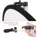 Photo Light Reflector 24x36 Inches 5-in-1 Diffuser Kit with Holder Clips - Translucent, Silver, Gold, White, Black - for Studio & Outdoor Photography - Buy Online on SooperMarket.com