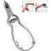MUNEFE Stainless Steel Cuticle Nipper Only Spring Toe Finger Cuticle Nipper Manicure Clipper for Adult Pedicure - Buy Online on SooperMarket.com