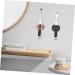 Baluue 4pcs Bathroom Hooks Wall Hanging Hooks Shower Razor Holder for Wall - Buy Online on SooperMarket.com