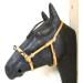 Buy PS Horse French Cavesson Cavecon with D-Rings - Soft Full Brown with Gold Fittings | International Shipping Available - Buy Online on SooperMarket.com