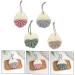 NOLITOY 4 Pcs Bath Bouquet Body Scrubber - Exfoliating Mesh Pouf & Shower Loofah | Spa Quality Shower Scrubber for Deep Cleaning & Relaxation - Buy Online on SooperMarket.com