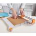 Fiskars ProCision  Rotary Bypass Paper Trimmer - 12 Cut Length - Craft Paper and Mixed Media Cutter with Grid Lines Orange - Buy Online on SooperMarket.com