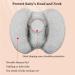 Baby Travel Neck Support Pillow - Infant Headrest for Car Seat & Stroller - Grey - Buy Online on SooperMarket.com