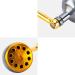 Goture Spinning Reel Handle Replacement with Round Power Knob - Gold Medium - Buy Online on SooperMarket.com