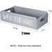 TJ.MOREE Farmhouse Gray Toilet Paper Storage Basket - Bathroom Decor Organizer - Buy Online on SooperMarket.com