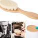 Buy NOLITOY Mustache Brush & Beard Straightening Comb - Wooden Facial Cleansing Brush for Men | Anti-static 15x4x2 CM - Buy Online on SooperMarket.com