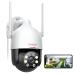 DEKCO 2K Security Camera Outdoor/Home, WiFi Outdoor Security Cameras Pan-Tilt 360 View, 3MP Dome Surveillance Cameras with Motion Detection and Siren, 2-Way Audio,Full Color Night Vision, Waterproof 1 Count (Pack of 1)
