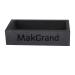 MakGrand 1Kg Graphite Ingot Mold Casting Tool, Mould for Melting Casting Refining Recycling Aluminum Copper Silver Gold, Seven Kinds of Capacity, Smelting Metal (4 x 2 x 1 Inch, 2-1kg-60ml)