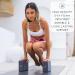 Yoga Blocks 2 Pack - High Density Lightweight EVA Foam - Leopard Print Yoga Bricks - Home and Travel Set - Buy Online on SooperMarket.com