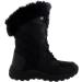 Polar Women's Quilted Faux Fur Cuff Winter Boots - Black | Duck Rubber Sole | Snow & Rain Outdoor Boot - Buy Online on SooperMarket.com