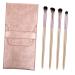 Baluue 1 4pcs Eye Makeup Brushes Blending Brush Kit Mini Brush Beauty Brush Eye Shade Brush Plastic Pink