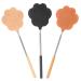 Fly Swatter for Indoors Extendable Fly Swatter 3Pcs Fly Swatter Manual Paw-Shaped Flyswatter Heavy Duty Fine Mesh PP Stainless Steel Fly Swatter for Indoors