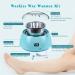 Waxkiss Electric Hot Wax Warmer Machine - Touch Control Display, Teal Green - Hair Removal Wax Heater for Hard Wax Melting - Buy Online on SooperMarket.com