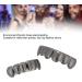 Shiny Teeth Hip Hop Prop Teeth Accessory Halloween Party & Hip Hop Fashion Brass Material Silicone Grooves Tweezers Fashionable & Luxury Appearance (Glossy black suit (real Glossy Black Suit (Real Gold Plating) - Buy Online on SooperMarket.com