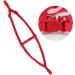 Felenny Bird Dishes & Leash - Adjustable Outdoor Accessories for Scarlet Macaw Sun Conure and Nymphensittich - Anti-Bite Protection (Large Red) - Buy Online on SooperMarket.com