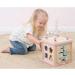Little Dutch 4427 Wooden Activity Cube - Adventure Pink | Enhance Motor Skills & Fun Playtime for Kids - Buy Online on SooperMarket.com