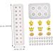 STOBOK 3 Pcs Pendant Silicone Mold Silicone Molds Sphere Beads Creative Crystal Epoxy Mold Epoxy Resin Flat As Shown 23X6.2CM - Buy Online on SooperMarket.com