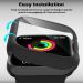 2 Pack Hard PC Case & Tempered Glass Screen Protector for Apple Watch Series 8/7 45mm - Black, Anti-Scratch Ultra-Thin Cover by EWUONU - Buy Online on SooperMarket.com