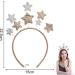 2 Pieces Five-pointed Star Headbands Shiny Star Headbands Hair Accessories Headbands Gold and Silver Headbands Headbands for Women Girls Suitable for Birthday Party Christmas - Buy Online on SooperMarket.com