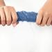 Oakias Blue Cotton Wash Cloths 24 Pack - 12x12 Inches Face Towels | Quick Drying Washcloths - Buy Online on SooperMarket.com