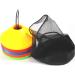 YOQXHY Soccer Cones (50 Pcs) - Agility Training Cones with Carry Bag for Kids Football Basketball Drills - Field Markers in 5 Colors - Buy Online on SooperMarket.com