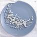 Easedaily Silver Flower Leaf Bridal Hair Vine Headpiece with Pearls - Wedding Hair Accessories for Women and Girls - Buy Online on SooperMarket.com