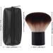 Kabuki Face Brush - Professional Mushroom Shaped Soft Brush for Foundation & Powder Makeup - Includes Black Travel Bag - Ideal for Mineral Blending, Blush, Buffing, and Nail Arts Dust Clean - Buy Online on SooperMarket.com