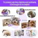 Purple Dragon Professional 7.0 inch 4PCS Pet Grooming Scissors Kit - Premium Japan Steel Straight & Curved Blades with Case - Dog Hair Cutting Shears Set in Electroplating Purple - Buy Online on SooperMarket.com