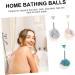NOLITOY 3pcs Bath Ball Set - Mesh Shower Sponges Loofah & Back Scrubber for Ultimate Bathing Experience - Buy Online on SooperMarket.com