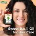 Organic Zing Sweet Basil (Ocimum basilicum) Oil Pure & Natural for Skin Face Hair Care Aromatherapy Diffuser Conditioner - 30ml/1.01fl oz - Buy Online on SooperMarket.com