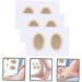 Mikinona Callus Pads 3 Sheets Latex Corn Stickers Anti-wear Small Oval Stickers Anti-wear Feet Random Stickers 3 Sheets (Skin Color High Heel Protectors Foot Protectors for Feet - Buy Online on SooperMarket.com