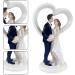 Teksome Couple Cake Toppers Resin Wedding Toppers for Cake Wedding Cake Decorations Wedding Cake Toppers Bride And Groom Figures - Buy Online on SooperMarket.com