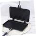 MAGICLULU 2pcs Sandwich Pan Cooking Steak Pan Sandwich Toaster Frying Pan Divided Breakfast Pan Breakfast Sandwich Maker Square Flat Cooking Pan Mini Candy Pans Aluminum Pancake Pan Portable 35.5X24X3CMx2pcs Blackx2pcs - Buy Online on SooperMarket.com