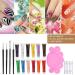Nail Art Palette Kit - 4PCS Brush Pen for Easy Drawing | Exquisite Craftsmanship for Home and Beauty Salons - International Shipping Available - Buy Online on SooperMarket.com