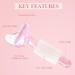 Buy Ice Globes for Facials Tighten Skin Reduce Puffiness & Enhance Circulation (Pink) | International Shipping Available - Buy Online on SooperMarket.com