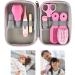 Nirelief Baby Grooming Kit - Newborn Care Set with Thermometer & Storage Case - Pink 8pcs - Buy Online on SooperMarket.com