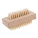 WOFASHPURET Stiff Bristle Nail Brush Toe Nail Brush Wooden Nail Brush Nail Brush Wooden Nail Cleaning Brush Nail Clean up Brush Fingernail Brush Wood Tools Bamboo Wash Brush Miss Double Sided