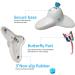 Flurff Interactive Cat Toy Butterfly - Electric Flutter Rotating Kitten Toy for Funny Exercise - Cat Teaser with Replacement White - Shop Now! - Buy Online on SooperMarket.com